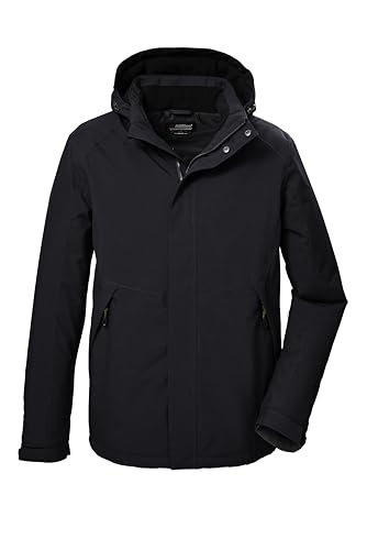 killtec Herren Funktionsjacke/Outdoorjacke mit abzippbarer Kapuze KOW 4 MN JCKT, dunkelanthra, L, 41843-000 von Killtec