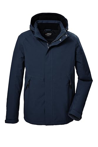 killtec Herren Funktionsjacke/Outdoorjacke mit abzippbarer Kapuze KOW 4 MN JCKT, dunkelblau, 4XL, 41843-000 von Killtec