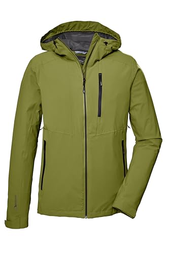 killtec Herren Funktionsjacke ist wasserdicht/Outdoorjacke mit Kapuze KOS 25 MN JCKT, pistazie, S, 41314-000 von Killtec