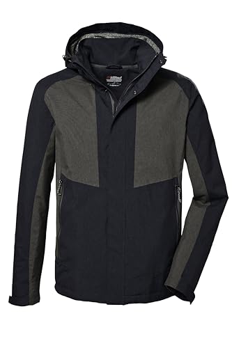 killtec Herren Funktionsjacke ist wasserdicht/Outdoorjacke mit abzippbarer Kapuze KOS 54 MN JCKT, dunkelnavy, L, 41334-000 killtec Herren Funktionsjacke ist wasserdicht/Outdoorjacke mit abzippbarer Kapuze KOS 54 MN JCKT, dunkelnavy, L, 41334-000 von Killtec