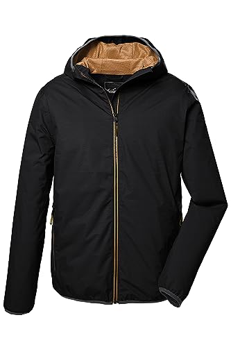 killtec Herren Funktionsjacke mit Kapuze, Outdoorjacke packbar KOS 258 MN JCKT, dunkelanthra, 3XL, 41366-000 von Killtec