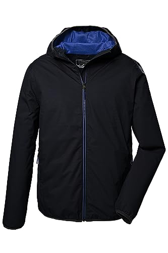 killtec Herren Funktionsjacke mit Kapuze, Outdoorjacke packbar KOS 258 MN JCKT, dunkelnavy, M, 41366-000 von Killtec