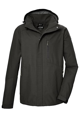 killtec Herren Funktionsjacke wasserdicht/Outdoorjacke mit abzippbarer Kapuze KOS 256 MN JCKT_CARLEB, grünanthrazit, XXL, 43280-000 killtec Herren Funktionsjacke wasserdicht/Outdoorjacke mit abzippbarer Kapuze KOS 256 MN JCKT_CARLEB, grünanthrazit, XXL, 43280-000 von Killtec