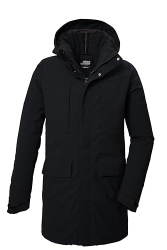 killtec Herren Funktionsparka/Parka mit abzippbarer Kapuze KOW 80 MN PRK, schwarz, XXL, 41848-000 von Killtec