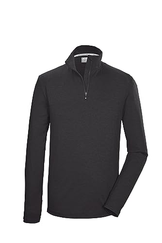 killtec Herren Funktionsshirt mit Stehkragen und Reißverschluss KSW 95 MN LS SHRT, dunkelanthra, 3XL, 40843-000 von Killtec