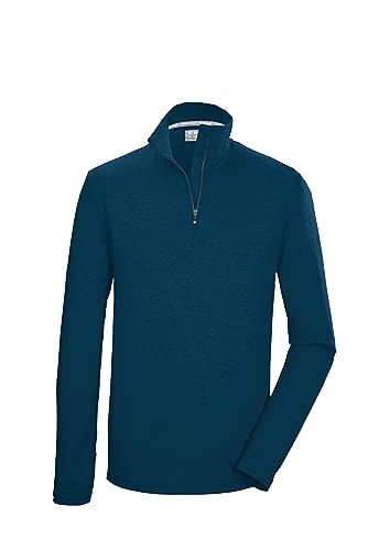 killtec Herren Funktionsshirt mit Stehkragen und Reißverschluss KSW 95 MN LS SHRT, dunkelpetrol, 3XL, 40843-000 von Killtec