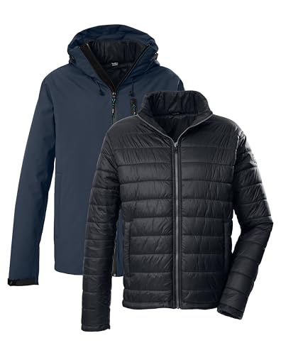 killtec Herren Outdoorjacke/3 in 1 Funktionsjacke mit Kapuze und einzippbarer Steppjacke KOW 95 MN JCKT, dunkelblau, S, 43492-000 killtec Herren Outdoorjacke/3 in 1 Funktionsjacke mit Kapuze und einzippbarer Steppjacke KOW 95 MN JCKT, dunkelblau, S, 43492-000 von Killtec