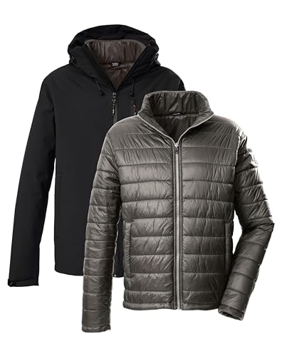 killtec Herren Outdoorjacke/3 in 1 Funktionsjacke mit Kapuze und einzippbarer Steppjacke KOW 95 MN JCKT, schwarz, XL, 43492-000 killtec Herren Outdoorjacke/3 in 1 Funktionsjacke mit Kapuze und einzippbarer Steppjacke KOW 95 MN JCKT, schwarz, XL, 43492-000 von Killtec