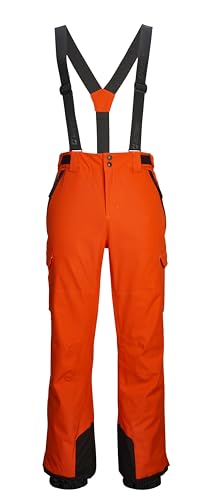 killtec Herren Skihose/Funktionshose mit abnehmbaren Trägern, Kantenschutz, Schneefang und Beinventilation KSW 83 MN SKI PNTS, dunkelorange, M, 43444-000 killtec Herren Skihose/Funktionshose mit abnehmbaren Trägern, Kantenschutz, Schneefang und Beinventilation KSW 83 MN SKI PNTS, dunkelorange, M, 43444-000 von Killtec