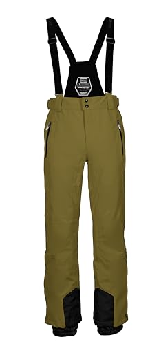 killtec Herren Skihose/Funktionshose mit abnehmbaren Trägern, Kantenschutz und Schneefang Enosh, Blasses Oliv, M, 30920-000 killtec Herren Skihose/Funktionshose mit abnehmbaren Trägern, Kantenschutz und Schneefang Enosh, Blasses Oliv, M, 30920-000 von Killtec