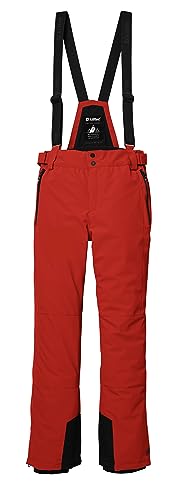 killtec Herren Skihose/Funktionshose mit abnehmbaren Trägern, Kantenschutz und Schneefang KSW 106 MN SKI PNTS, dunkelorange, XL, 39729-000 von Killtec