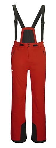 killtec Herren Skihose/Funktionshose mit abnehmbaren Trägern, Kantenschutz und Schneefang KSW 52 MN SKI PNTS, dunkelorange, M, 42006-000 von Killtec