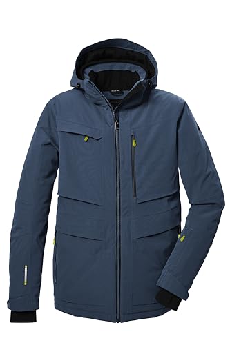 killtec Herren Skijacke/Funktionsjacke mit abzippbarer Kapuze und Schneefang KSW 43 MN SKI JCKT, stahlblau, M, 41976-000 killtec Herren Skijacke/Funktionsjacke mit abzippbarer Kapuze und Schneefang KSW 43 MN SKI JCKT, stahlblau, M, 41976-000 von Killtec