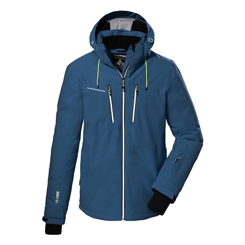 killtec Herren Skijacke/Funktionsjacke mit abzippbarer Kapuze und Schneefang KSW 44 MN SKI JCKT, mittelblau, 3XL, 38698-000 von Killtec