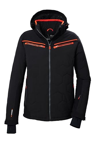 killtec Herren Skijacke/Funktionsjacke mit abzippbarer Kapuze und Schneefang KSW 68 MN SKI JCKT, schwarz, XXL, 41962-000 von Killtec