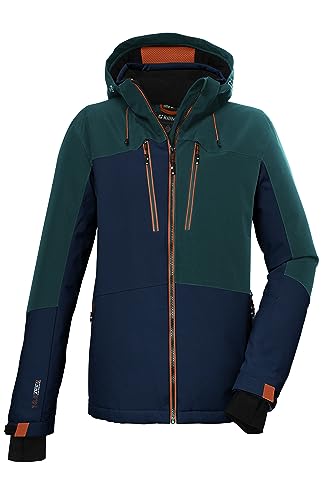 killtec Herren Skijacke/Funktionsjacke mit abzippbarer Kapuze und Schneefang KSW 69 MN SKI JCKT, aquaverde, XL, 39733-000 von Killtec