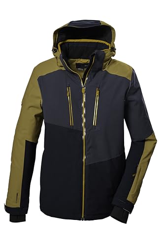 killtec Herren Skijacke/Funktionsjacke mit abzippbarer Kapuze und Schneefang KSW 70 MN SKI JCKT, blasses oliv, 3XL, 41957-000 von Killtec