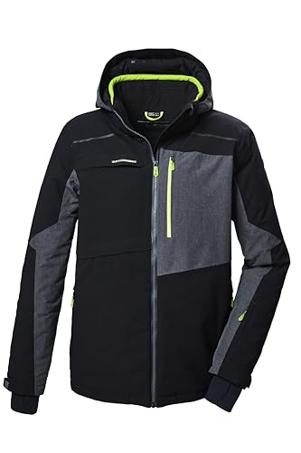 killtec Herren Skijacke/Funktionsjacke mit abzippbarer Kapuze und Schneefang KSW 71 MN SKI JCKT, schwarz, XXL, 41960-000 von Killtec