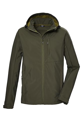 killtec Herren Softshelljacke/Outdoorjacke mit Kapuze KOS 103 MN SFTSHLL JCKT, dunkeloliv, L, 42814-000 von Killtec