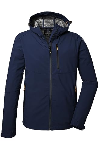 killtec Herren Softshelljacke/Outdoorjacke mit Kapuze KOS 259 MN SFTSHLL JCKT, dunkelblau, M, 41367-000 von Killtec