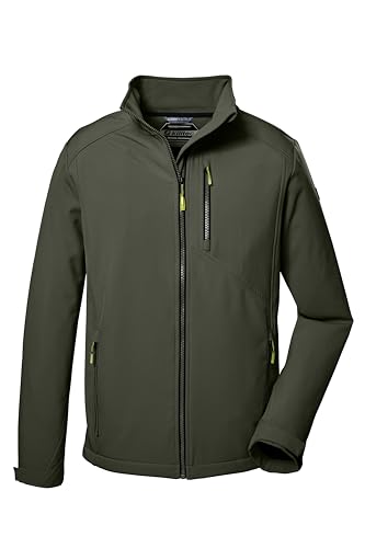 killtec Herren Softshelljacke/Outdoorjacke mit Stehkragen KOS 263 MN SFTSHLL JCKT, oliv, 3XL, 41262-000 von Killtec