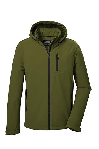 killtec Herren Softshelljacke/Outdoorjacke mit abzippbarer Kapuze KOW 92 MN SFTSHLL JCKT, moos, XXL, 41829-000 von Killtec