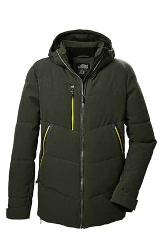 killtec Herren Steppjacke/Funktionsjacke in Daunenoptik mit Kapuze KOW 1 MN QLTD JCKT, dark moss, L, 41837-000 von Killtec