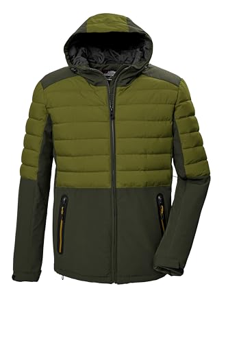 killtec Herren Steppjacke/Funktionsjacke mit Kapuze KOW 3 MN JCKT, dark moss, L, 41831-000 von Killtec