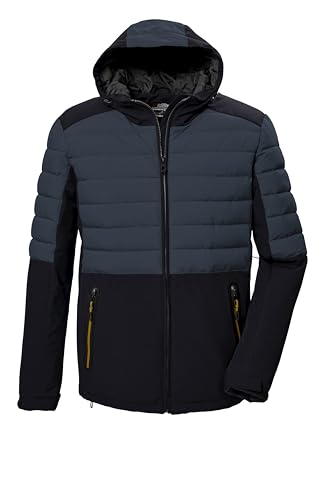 killtec Herren Steppjacke/Funktionsjacke mit Kapuze KOW 3 MN JCKT, schwarz, 4XL, 41831-000 von Killtec