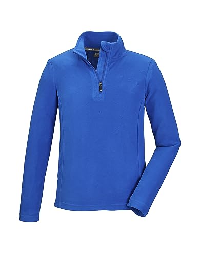 killtec Jungen Fleeceshirt mit Stehkragen und Reißverschluss KSW 184 BYS FLC SHRT, blaugrau, 152, 40867-000 von Killtec