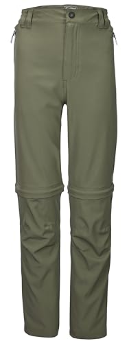 killtec Jungen Funktionshose/Outdoorhose mit abzippbaren Beinen KOS 338 BYS PNTS, Oliv, 128, 41720-000 von Killtec