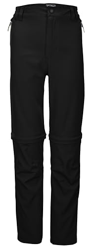 killtec Jungen Funktionshose/Outdoorhose mit abzippbaren Beinen KOS 338 BYS PNTS, schwarz, 128, 41720-000 von Killtec