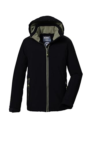 killtec Jungen Funktionsjacke/Outdoorjcake mit Kapuze KOW 369 BYS JCKT, schwarz, 152, 42163-000 von Killtec