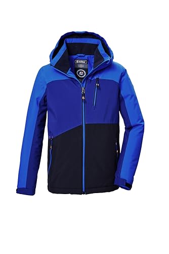 killtec Jungen Funktionsjacke mit Kapuze und Schneefang KOW 370 BYS JCKT, neon blue, 152, 42164-000 von Killtec