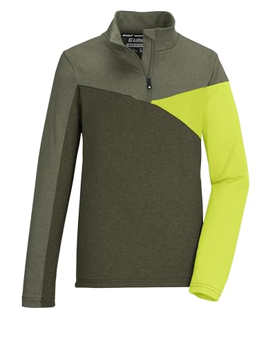 killtec Jungen Funktionsshirt mit Stehkragen und Reißverschluss KSW 381 BYS LS SHRT, dunkeloliv, 152, 42072-000 killtec Jungen Funktionsshirt mit Stehkragen und Reißverschluss KSW 381 BYS LS SHRT, dunkeloliv, 152, 42072-000 von Killtec