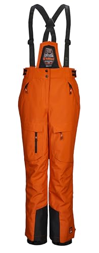 killtec Jungen Skihose/Funktionshose mit abzippbarem Latz, Schneefang und Kantenschutz KSW 204 BYS SKI PNTS, rost, 176, 43471-000 von Killtec