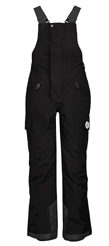 killtec Jungen Skihose/Funktionslatzhose mit Schneefang und Kantenschutz KSW 406 BYS SKI PNTS, schwarz, 128, 42089-000 von Killtec