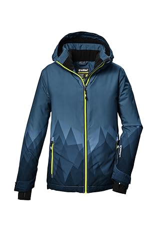 killtec Jungen Skijacke/Funktionsjacke mit Kapuze und Schneefang KSW 383 BYS SKI JCKT, ocean, 116, 42096-000 von Killtec