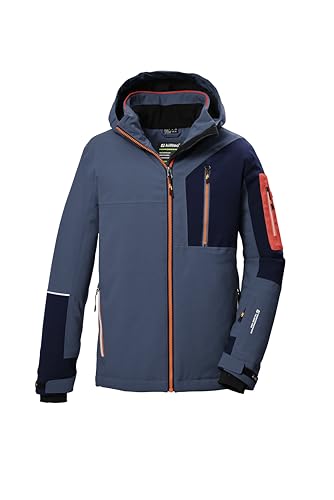 killtec Jungen Skijacke/Funktionsjacke mit Kapuze und Schneefang KSW 391 BYS SKI JCKT, blaugrau, 140, 42100-000 killtec Jungen Skijacke/Funktionsjacke mit Kapuze und Schneefang KSW 391 BYS SKI JCKT, blaugrau, 140, 42100-000 von Killtec