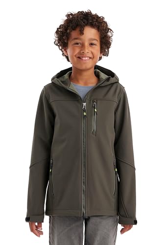 killtec Jungen Softshelljacke/Outdoorjacke mit Kapuze Jungen Softshelljacke, dark moss, 176, 43198-000 killtec Jungen Softshelljacke/Outdoorjacke mit Kapuze Jungen Softshelljacke, dark moss, 176, 43198-000 von Killtec