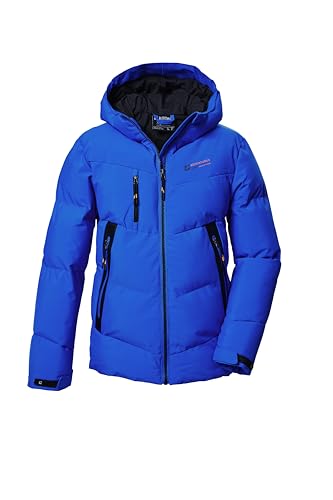 killtec Jungen Steppjacke/Winterjacke mit Kapuze KOW 374 BYS QLTD JCKT, neon blue, 128, 42167-000 von Killtec