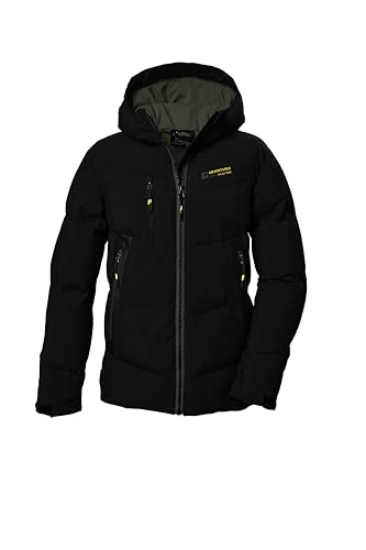 killtec Jungen Steppjacke/Winterjacke mit Kapuze KOW 374 BYS QLTD JCKT, schwarz, 116, von Killtec