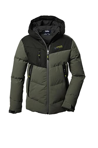 killtec Jungen Steppjacke/Winterjacke mit Kapuze KOW 376 BYS QLTD JCKT, moos, 128, 42212-000 von Killtec