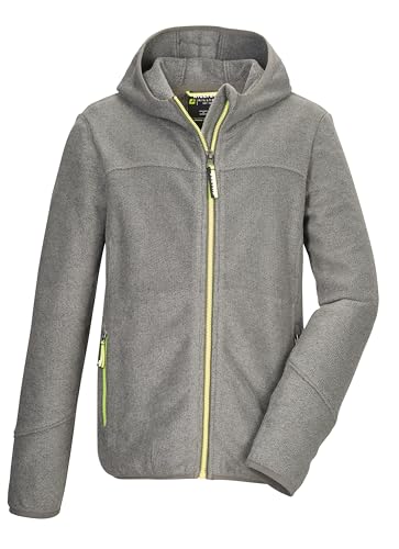 killtec Jungen Strickfleecejacke/Fleecejacke mit Kapuze KOW 364 BYS KNTFLC JCKT, dark moss, 152, 42157-000 von Killtec