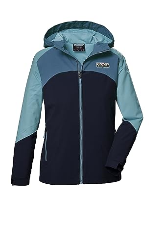 killtec Mädchen Funktionsjacke/Outdoorjacke mit Kapuze KOS 335 GRLS JCKT, dunkelnavy, 128, 41646-000 von Killtec