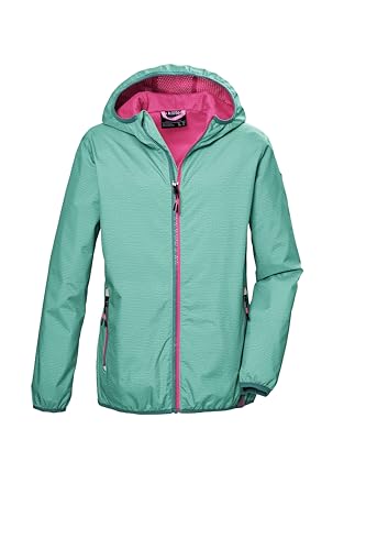 killtec Mädchen Funktionsjacke/Regenjacke mit Kapuze KOS 138 GRLS JCKT, aqua, 152, 42988-000 von Killtec