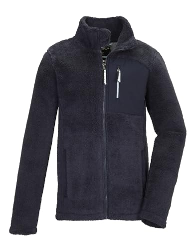 killtec Mädchen Sherpa Fleecejacke KOW 350 GRLS FLC JCKT, dunkelnavy, 140, 42216-000 von Killtec