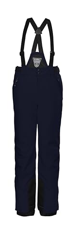 killtec Mädchen Skihose/Funktionshose mit abzippbarem Latz, Schneefang und Kantenschutz KSW 77 GRLS SKI PNTS, dunkelnavy, 176, 37258-000 von Killtec