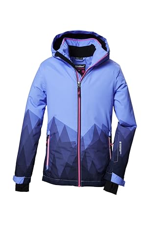 killtec Mädchen Skijacke/Funktionsjacke mit Kapuze und Schneefang KSW 328 GRLS SKI JCKT, lavendel, 128, 42272-000 von Killtec