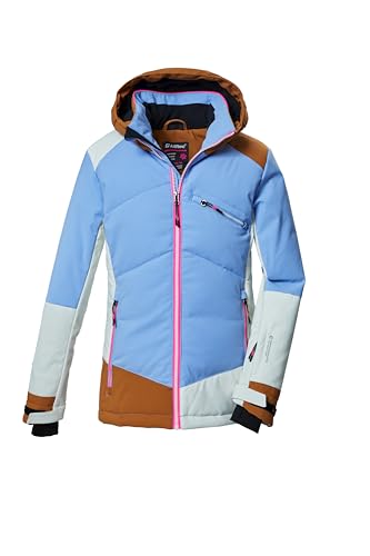 killtec Mädchen Skijacke/Funktionsjacke wasserdicht mit Kapuze und Schneefang KSW 403 GRLS SKI JCKT, lavendel, 140, 42071-000 von Killtec